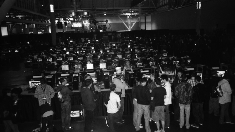 Illustration for article titled Remembering PAX East, in Splashes of Black and White